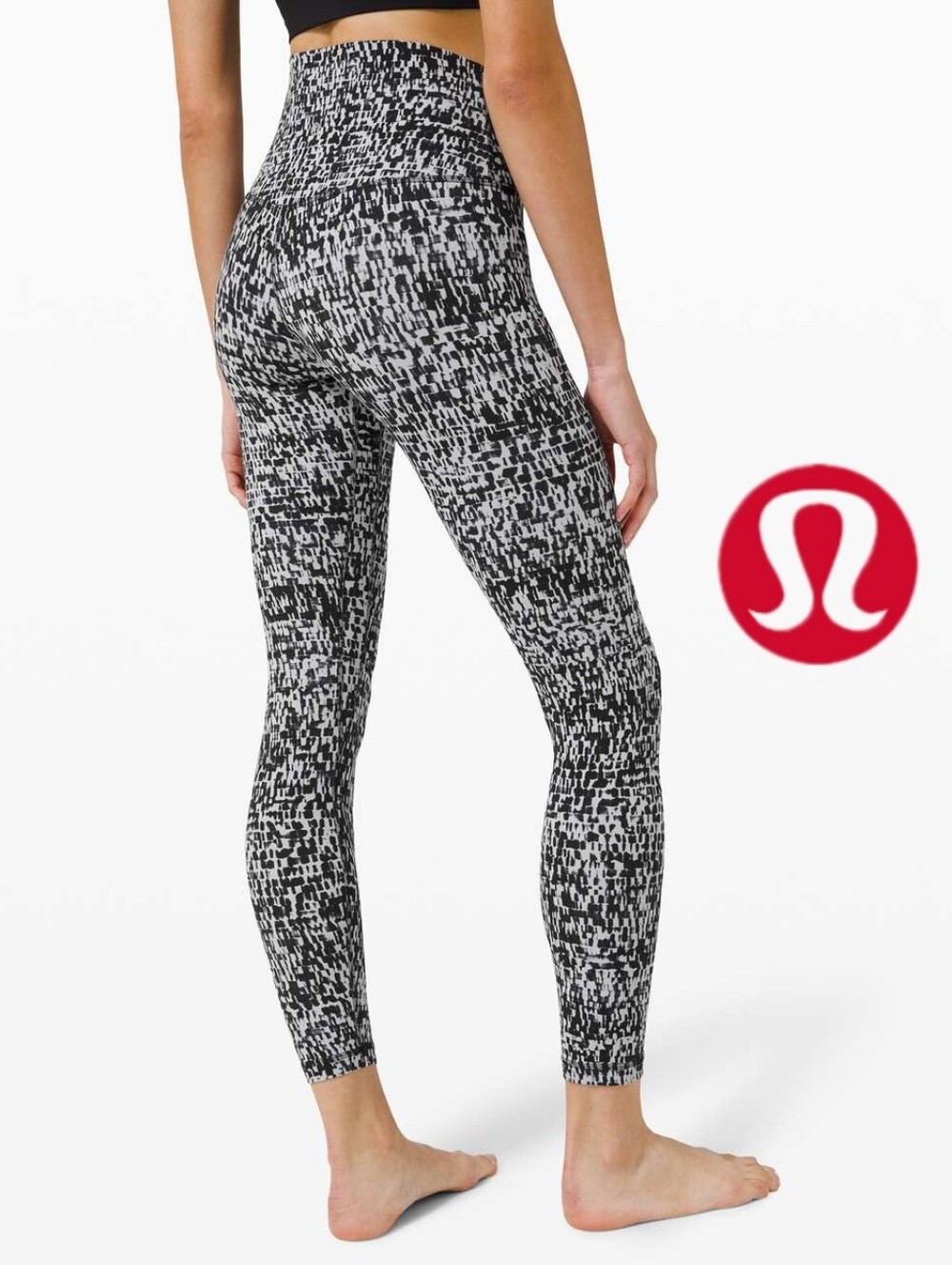 Lululemon Align Pant Urban Block Ice Grey Black